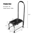 thumbnail image 3 of Step Stool with Handle for Adults, Bedside Stepping Stool, Wide Bed Steps for High Beds for Elderly and Kids, Holds up to 330 Pounds, Kitchen Bathroom Hospital, 3 of 8
