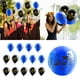 thumbnail image 3 of 14 Paquete de Decoraciones de Graduación Globos Set 12 Pulgadas Negro Azul Confetti Graduación Globos con Cintas de Globo para la Graduación Fiesta Decoración Suministros, 3 of 7