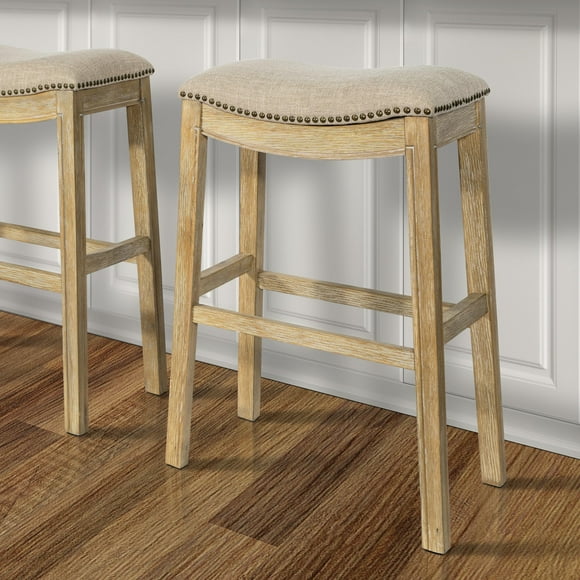 Taburete de bar New Ridge Home Goods 31, altura barra, color natural