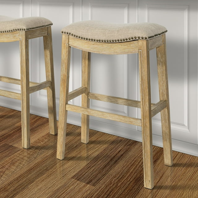 Taburete de bar New Ridge Home Goods 31, altura barra, color natural