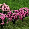 thumbnail image 4 of 5pcs 4~6.5cm Toys for Kids Plastic Artificial Scenery Trees Building Landscape Accessories Miniature Flower Tree Railroad Decoration 5CM STYLE 3, 4 of 8