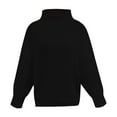 thumbnail image 3 of Sweaters for Women 2025 Fall Winter Long Sleeve Turtleneck Knit Sweater Jumper Top Womens Pullover Sweaters, 3 of 5