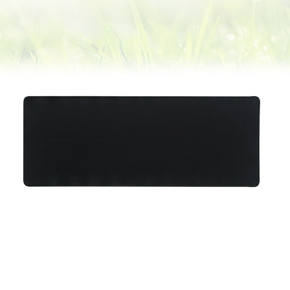WRISTBIQUE Mouse Mat Non-Slip Rubber Desk Mat Black 1Pcs