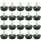 thumbnail image 1 of Patas niveladoras ajustables para muebles, puntas para patas de mesa regulables, protectores deslizantes, 18 mm x M6 x 20 mm, 1 of 5