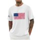 thumbnail image 4 of Camisas de Manga Larga para Hombres Imprimir Casual Cuello Redondo Blusa de Manga Corta, Camisas de Lino para Hombres, 4 of 7