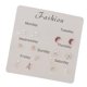 thumbnail image 4 of 7 pares de pendientes colgantes de estilo moderno con botón, de aleación, sencillos, juego de pendientes Style03 Estilo03, 4 of 7