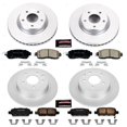 thumbnail image 2 of Power Stop Crk6495 Kit De Rotores De Freno Y Pastillas De Freno Con Revestimiento Geomet Delantero Y Trasero Z17 Evolution Para Nissan Altima 2013-2023 [Modelos Con Freno De Estacionamiento Manual], 2 of 5