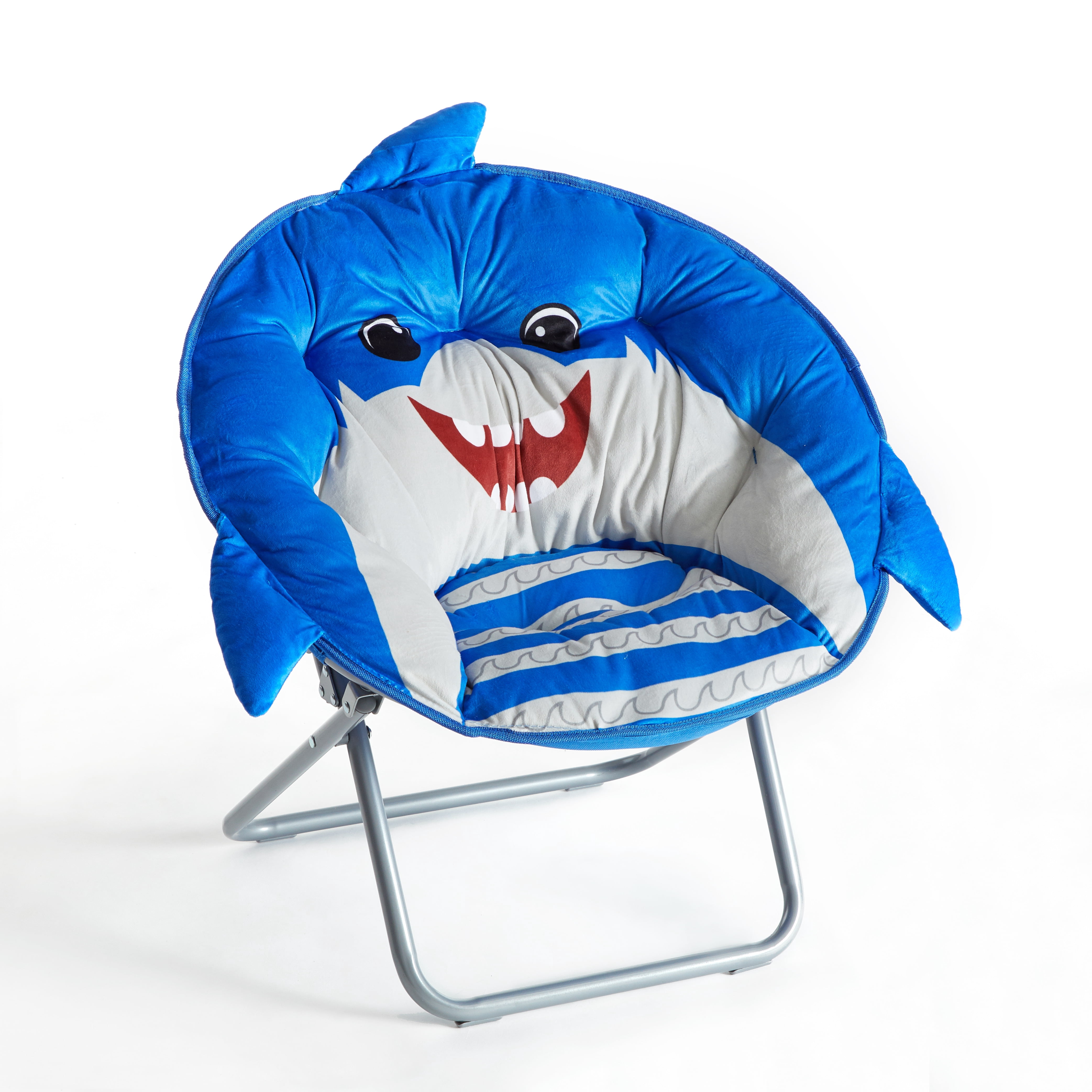 Heritage Club 23" Figural Critter Saucer Chair, Shark