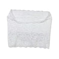 thumbnail image 5 of Zylarhe Bras for Women, Lace Trim Tube Top With Detachable Straps Basic Innerwear No Show Bustier Strapless Shirts for Women Summer White XL, 5 of 6