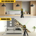 thumbnail image 4 of GloBest Laser Level with Tripod, 100ft/30m, IP54 Waterproof, Green Beam, with 360° Rotable Magnetic Bracket, Carry Pouch and 2 AA Batteries, 4 of 9