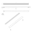 thumbnail image 5 of ALFI brand 59" Stainless Steel Linear Shower Drain with Groove Lines, 5 of 6