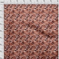 thumbnail image 4 of oneOone Rayon Orange Fabric Abstract Floral Craft Projects Decor Fabric Printed By The Yard 56 Inch Wide-2rb, 4 of 5
