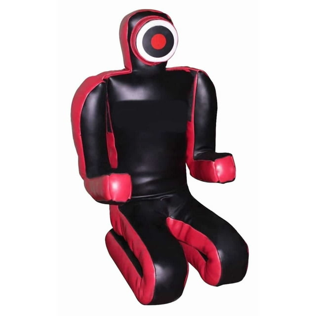 Bestzo MMA Arts Martiaux Brésilien Factice Rouge/noir position Assise - Non Rempli