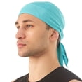 thumbnail image 2 of Tnobhg Sports Headscarf Solid Color Breathable Extra Soft Sweat Absorption Quick Dry Cycling Bandana Head Scarf for Women Men, 2 of 8