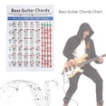 thumbnail image 4 of Bass Guitar Chords Chart 4-String Beginner Finger Practice Musical Instrument Accessories, 4 of 4