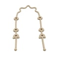 thumbnail image 1 of Cadena De Chupete De Silicona Cadena De Cordón De Chupete De Regalo Para Coche Recién Nacido Beige, 1 of 8