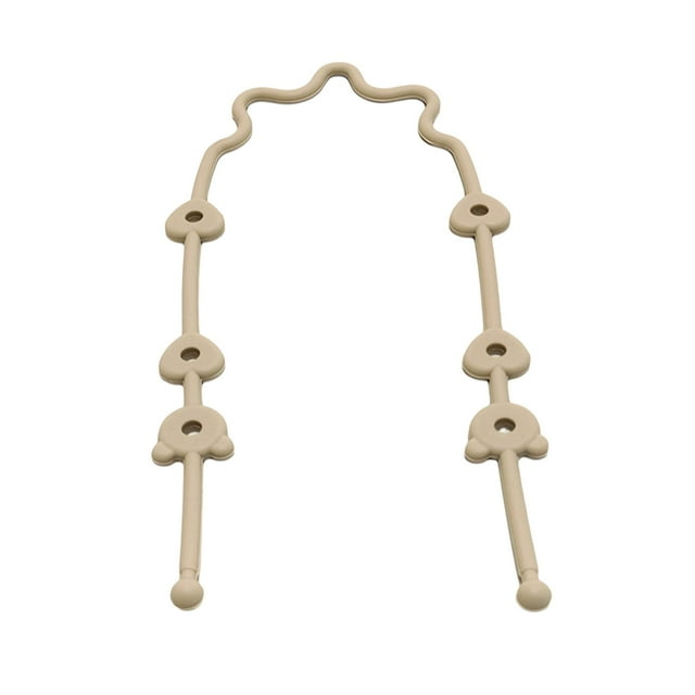 Cadena De Chupete De Silicona Cadena De Cordón De Chupete De Regalo Para Coche Recién Nacido Beige