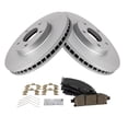 thumbnail image 2 of TRQ Front Brake Pad & Rotor Kit Brake Pads Brake Rotor Ceramic Premium G-Coated Fits Select 2011-2017 Nissan Quest, 2 of 6