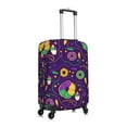 thumbnail image 3 of Xecao Mardi Gras and Donuts print Elastic Luggage Cover, with double-sided print , is perfect for travel, business, and daily use, 3 of 9