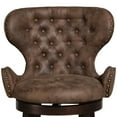 thumbnail image 6 of Hillsdale Mid-City 26" Wood Contemporary Counter Stool in Chocolate, 6 of 8