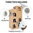 thumbnail image 5 of Furhaven High Castle Tower Multi-Level Cat Scratcher Hideout w/ Catnip - Cardboard Brown, One Size Medieval Castle Playground One Size Corrugated Scratcher, 5 of 7