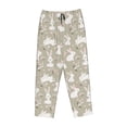 thumbnail image 4 of Daiia Rabbit And Flower Women's Sleep Pant with Pockets and Drawstring,Pajama Pants-XX-Large, 4 of 9