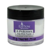 EZ Flow A Polymer False Nails, Truly White, 0.75 Ounce