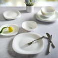 thumbnail image 5 of Gibson Home Break and Chip Resistant Square Dinnerware Set, Serves 6, Opal, 5 of 6