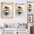 thumbnail image 4 of Designart "Deserted Tropical Island IV" Modern Landscape Beach Wall Art Print, 4 of 5