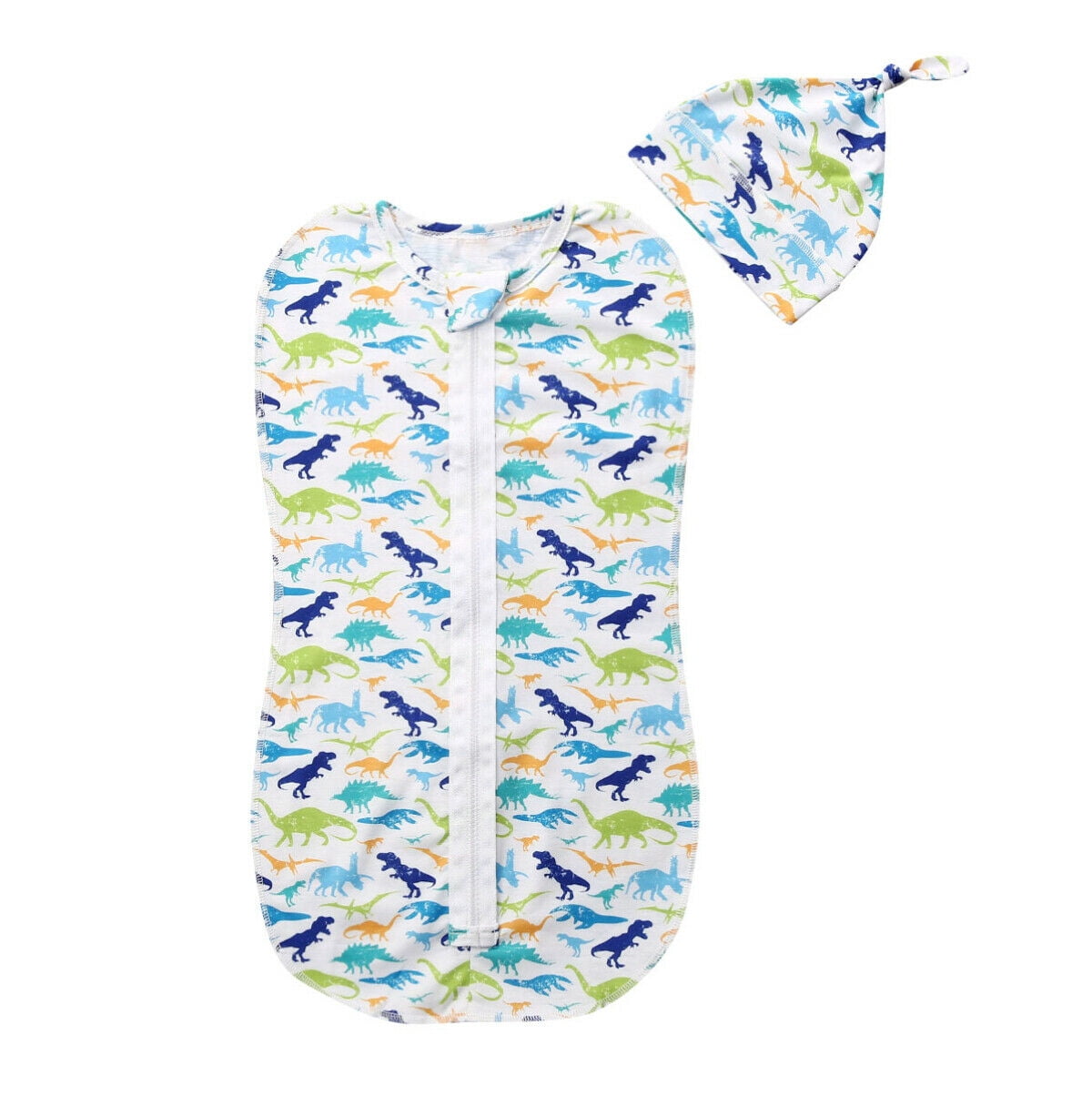 Newborn Baby Cotton Zipper Swaddle Blanket Wrap Sleeping Bag Sleepsacks
