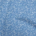 thumbnail image 1 of oneOone Cotton Poplin Twill Medium Blue Fabric Lace Floral Diy Clothing Quilting Fabric Print Fabric By Yard 56 Inch Wide, 1 of 6