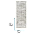 thumbnail image 5 of Livabliss x Vivir Lorelai Vintage Washable Runner Area Rug, 2'7" x 7'3", Ivory/Brown, (3' x 8'), 5 of 7