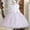White, variant on Spazoro Kids Girls Dress Skirts, Sleeveless Princess Pageant Party Birthday Wedding 2025 Saving Butterfly Mesh Dresses for Child Girls Pink Size 7 T