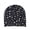 Black, variant on Leopard Print Knit Beanie, Unisex Warm Winter Skull Cap, Stretchable Casual Sports Hat