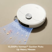 Dreame 2-in-1 Robot Vacuum and Mop, 10000Pa Suction, MopExtend, Self-Emptying Base for 75 Days of Cleaning, Self-cleaning and drying mops, Carpet Boost, DuoScrub Mopping System, L10s Ultra Gen2