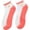 Watermelon Red, variant on ZHENHONG Casual Socks for Women 5PC Women Casual Cute Little Daisy Mesh Splice Breathable Short Socks