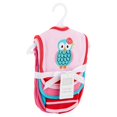 thumbnail image 2 of Hudson Baby Infant Girl Cotton Bib and Burp Cloth Set 6pk, Owl, One Size, 2 of 5