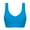 Blue, variant on Seamless Sports Bras for Women Large Size Wireless Brassiere Tank Top with Removable Pads Stretchy Yoga Bra