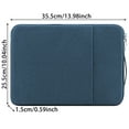 thumbnail image 2 of 13 Inch Laptop Sleeve Bag - Lightweight Fabric Case with Soft Inner Lining & Zippered Accessory Pocket for Easy Transport, 2 of 3