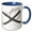 Blue/White, variant on 3drose, Xoxo Hugs and Kisses Flirty Fun Romantic Art, 11oz Mug