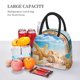 thumbnail image 5 of Easygdp Beach Starfish Shell Bolsa de Almuerzo Insulada Grande, Forro de Aluminio, Diseño Espacioso, a Prueba de Fugas, Ideal para Trabajo, Picnics, Viajes y Actividades al Aire Libre, 5 of 6