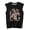 Black, variant on Ella Langley Mech Unisex Sleeveless Casual Workout T-Shirt Breathable Loose Fit Muscle Tee for Men Women
