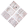 thumbnail image 3 of Juego de 6 hojas de pegatinas autoadhesivas para decoración de uñas con la bandera mexicana., 3 of 14