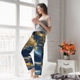 thumbnail image 5 of Kdxio Women's Comfy Stretch Golden Fantasy Landscape Print Drawstring Pajama Pants-X-Large, 5 of 5