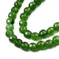 thumbnail image 3 of Natural White Jade Bead Strands Dyed Faceted Round Green 4mm Hole: 1mm 88~89pcs/strand 14.37~14.57 inch(36.5~37cm), 3 of 3