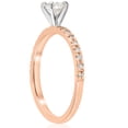 thumbnail image 2 of Pompeii 1/2ct Diamond Engagement Ring 14K Rose Gold (G/H,I1), 2 of 3