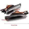 thumbnail image 3 of 1 Pair Fog Light Left Right Fog Lights Driving Lamps Cover for- 3 Series E46 4 Door 1999 2000 2001 LED Car Day Light, 3 of 9