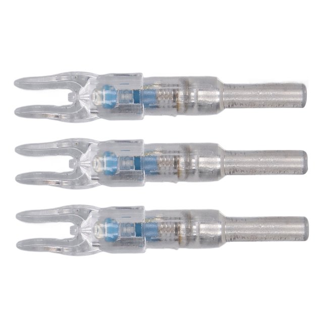 PE Lighted Nocksfor Arrows,3PCS Lighted Nocks for Outdoor Lighted Nocks Lighted Nocksfor Arrows Power Packed Performance