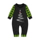 thumbnail image 2 of Pijamas familiares europeos con estampado navideño de moda, traje para padres e hijos, monos de poliéster para bebés., 2 of 3