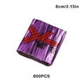 thumbnail image 4 of Advancent 800 piezas de cintas de lazo de embalaje, decoración de envoltura de regalo, decoración brillante, suministros para fiestas, ahorro de tiempo a Mostrada Violeta 8cm Advancent HA060949-14, 4 of 6